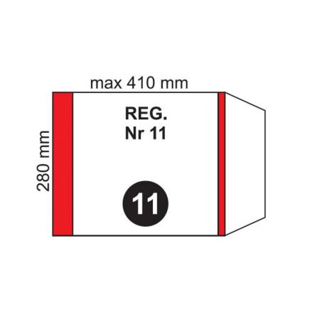Okładka na książkę/zeszyt, Wysokość: 280mm, Regulowana - 2